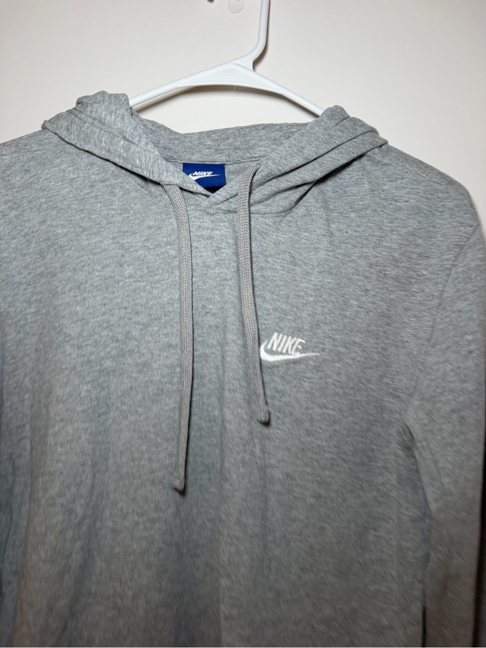 Nike Gray Lightweight Pullover Hoodie Men’s Medium - Picture 2 of 10